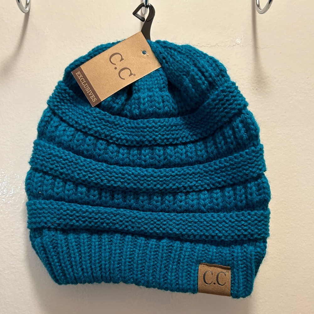 NWT CC Beanie- Dark Teal